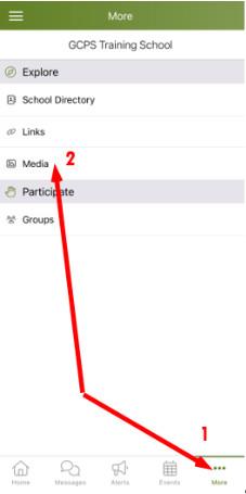 Media and Files App View